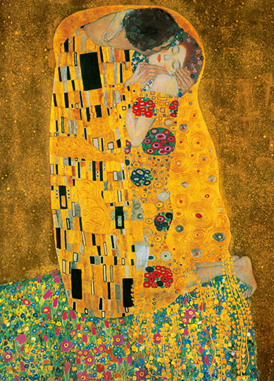 Fotomural The Kiss, Gustav Klimt